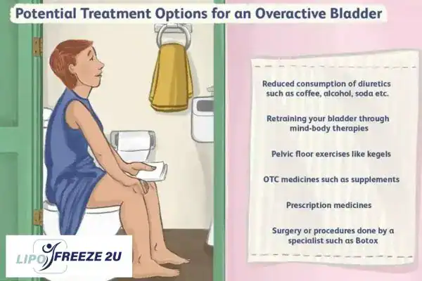 image of woman on toilet because of an overactive bladder Coombe Bissett