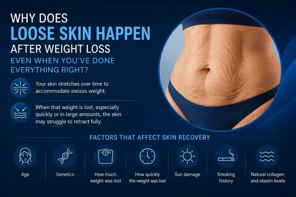 Why Does Loose Skin Happen After Weight Loss Even When You’ve Done Everything Right Coombe Bissett?