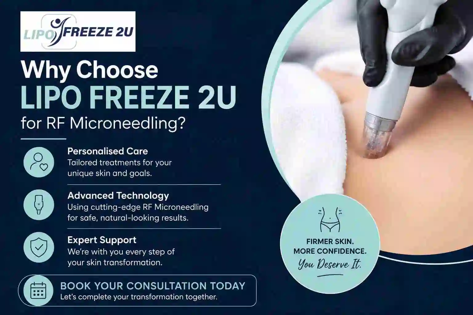 Why Choose LIPO FREEZE 2U for RF Microneedling Coombe Bissett?